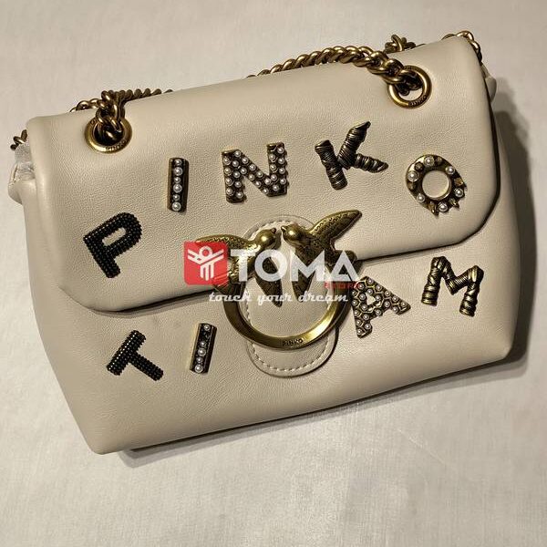 mini tiamo pinko bag in leather