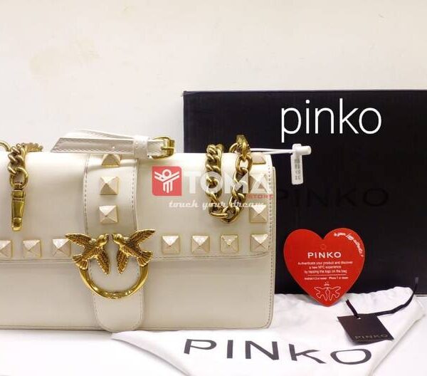 love studded bag