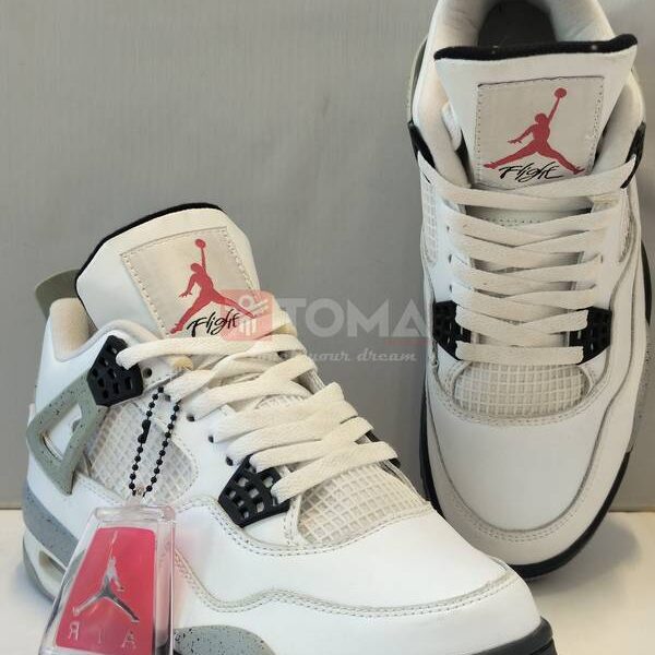 nike air jordan iv white cement colorway