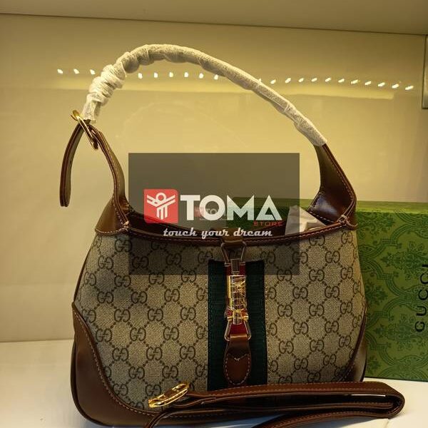 GUCCI JACKIE 1961 CANVAS BAG