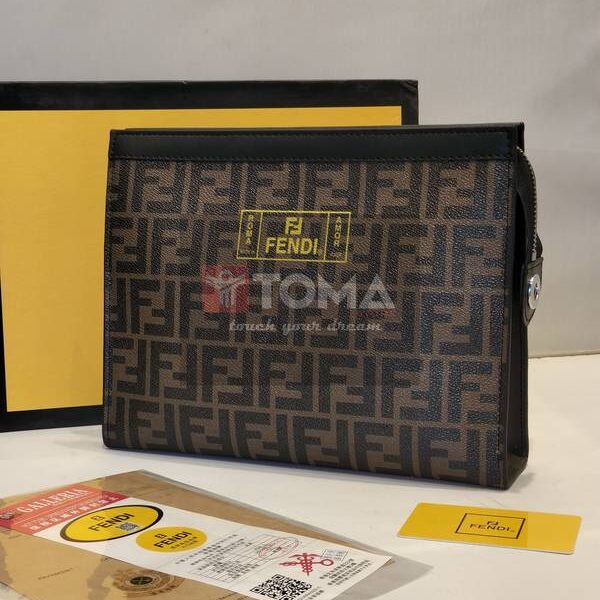 monogram clutch