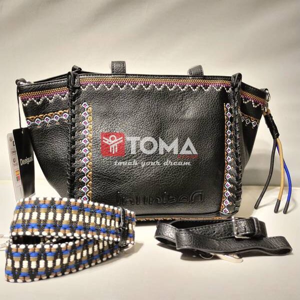 MIDSIZE EMPOIDERED BAG