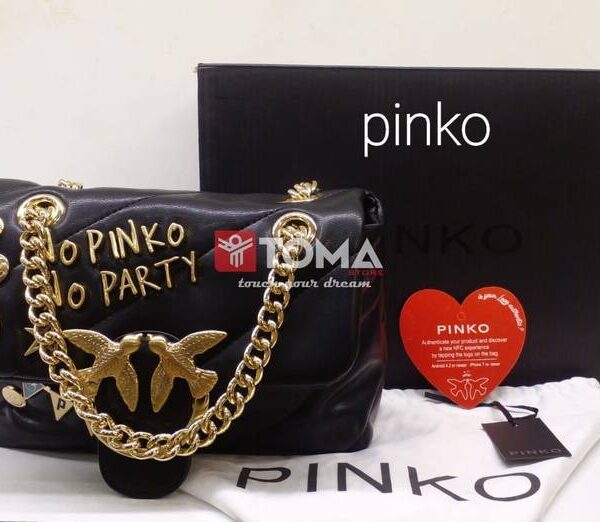 love mini puff party leather bag