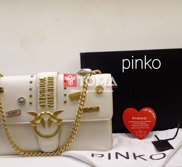 love pins leather bag