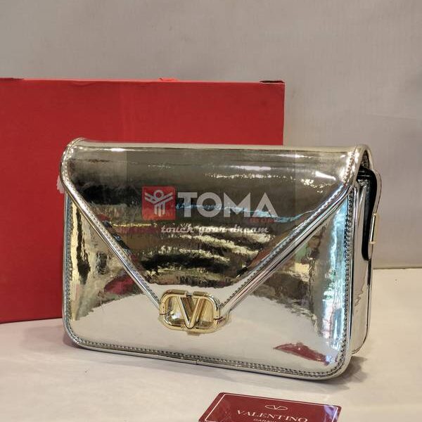 LETTER MIRRORED SHOULDER BAG