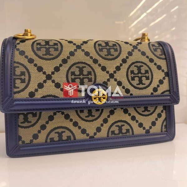 T MONOGRAM JACQUARD BAG