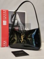 la 5 a 7 patent leather shoulder bag - Image 3