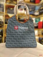 lvy denim canvas tote bag