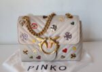 mini love broches quilted bag in leather - Image 2