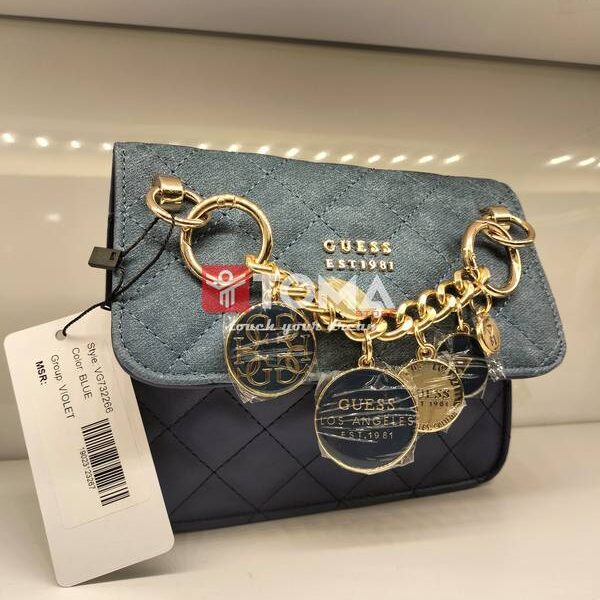 MINI CANVAS CROSSBODY BAG WITH COIN