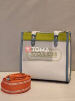 FIELD TOTE 22 IN COLOR BLOCK WITH COACH BADGE