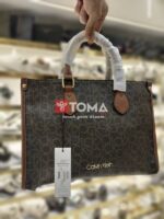 LARGE TOTE LEATHER MONOGRAM BAG