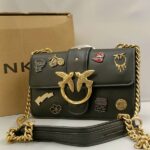 mini love leather bag with studs