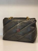 mini love broches quilted bag in canvas - Image 3