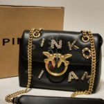 mini tiamo pinko bag in leather