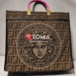 fendi and versace sun shine bag