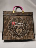 fendi and versace sun shine bag