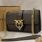 leather messenger bag love jewels