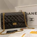 AGED CALFSKIN GOLD-TONE METAL