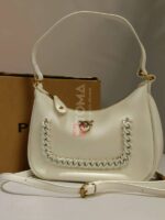love bag half moon simply bag with studs