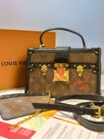 monogram petite malle v black