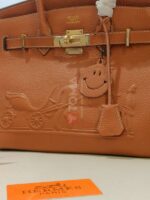 leather medium birkin limited bag - Image 4