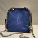 FALABELLA TINY TOTE CRINKLED PATENT BAG