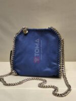 FALABELLA TINY TOTE CRINKLED PATENT BAG
