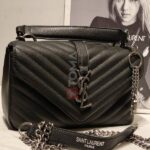 college medium leather bag