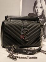 college medium leather bag