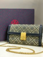ALL OVER MONOGRAM PATTERN CLUTCH BAG