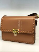 ROCKSTUD GRAINY CALFSKIN BAG