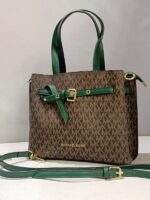 emilia medium logo satchel