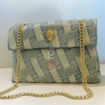 LARGE DENIM KENSINGTON BAG