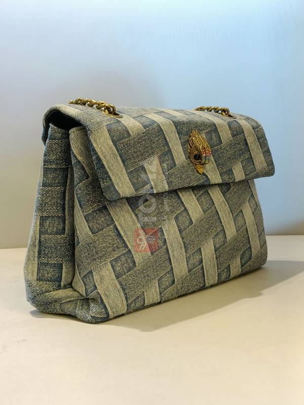 287-2 LARGE DENIM KENSINGTON BAG - Image 2