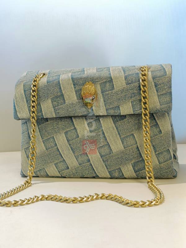 287 LARGE DENIM KENSINGTON BAG - Image 1