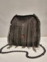 FALABELLA TINY TOTE CRINKLED PATENT BAG