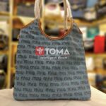 lvy denim canvas tote bag