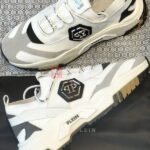 philipp plein predator panelled low top white