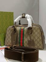 borsa ophidia beige marrone scuro