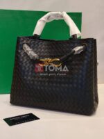 andiano small leather tote bag