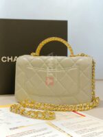 mini flap bag with top handel - Image 2