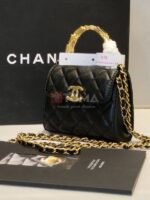 mini flap bag with top handel - Image 2