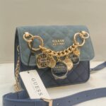 MINI CANVAS CROSSBODY BAG WITH COIN