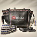 MIDSIZE EMPOIDERED BAG