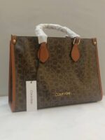 LARGE TOTE LEATHER MONOGRAM BAG