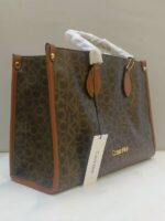 LARGE TOTE LEATHER MONOGRAM BAG - Image 2