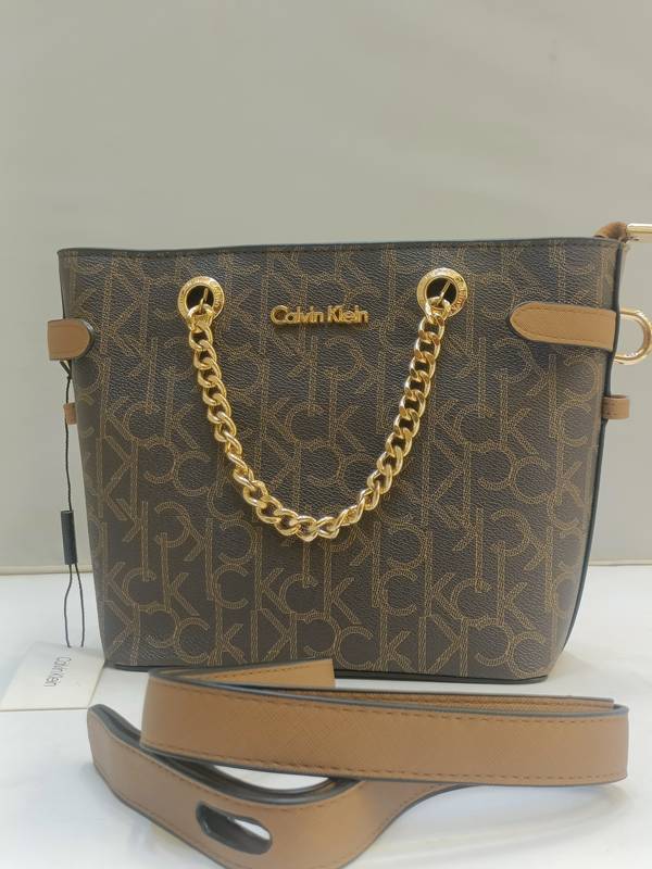 3706-2 SMALL LADY LEATHER MONOGRAM BAG - Image 3