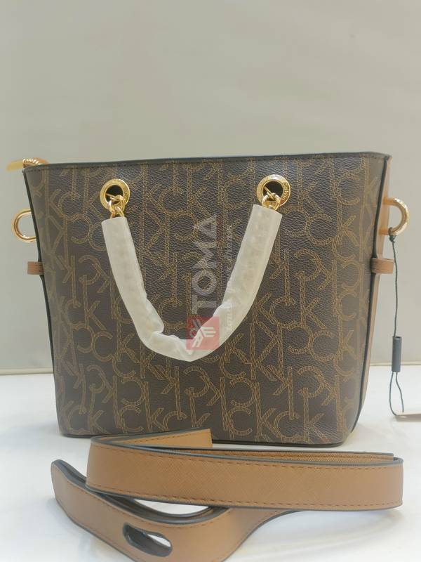 3706-4 SMALL LADY LEATHER MONOGRAM BAG - Image 4