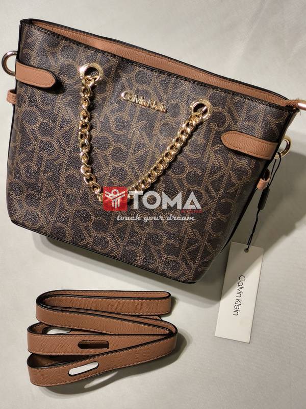 3706 SMALL LADY LEATHER MONOGRAM BAG - Image 1